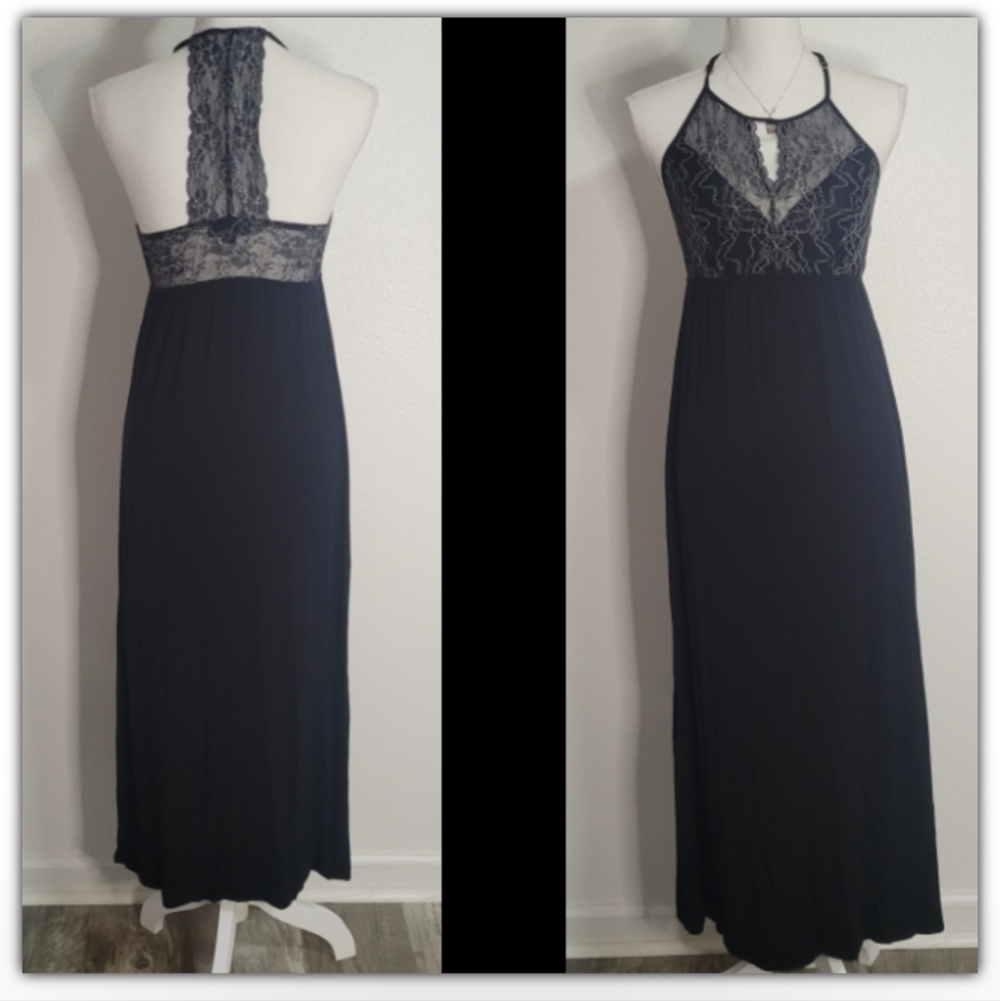 Inc International intimates long pj size small with beautiful lace details